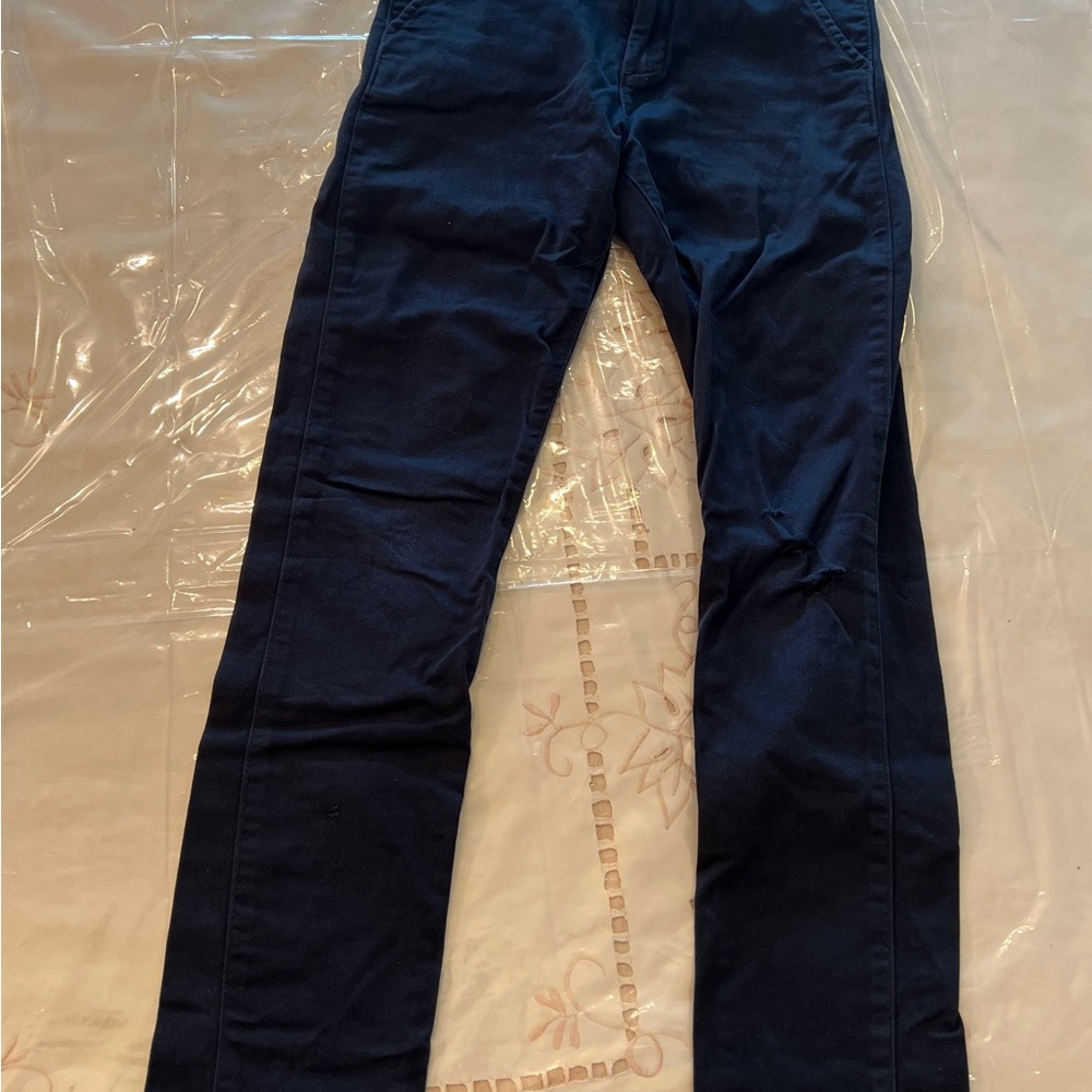 The Children's Place Navy Blue Kids Casual Pants - size 10 slim